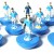 Subbuteo Andrew Table Soccer SS Lazio 2019-20 on classic Hasbro bases